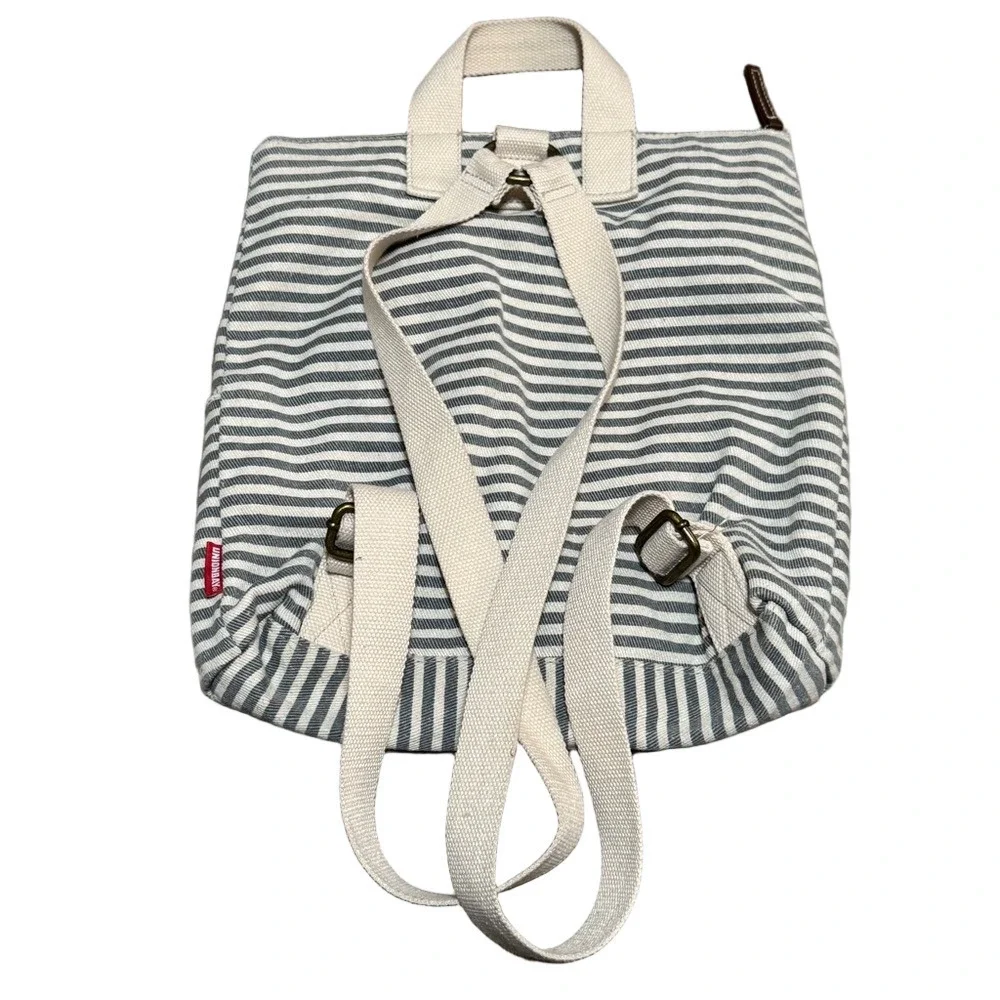 UNIONBAY White & Gray Canvas Bag Book Bag